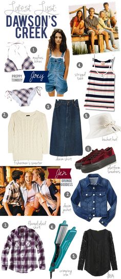 a bunch of different types of clothes and accessories