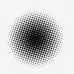 an abstract black and white background with halftone dots in the shape of a circle