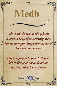 a poem written on parchment paper with the words medb