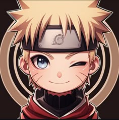 an anime character with big blue eyes and blonde hair wearing a helmet on his head