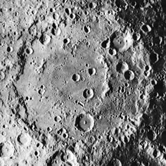 the moon's surface is shown in black and white