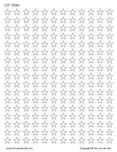 the star pattern is shown in black and white