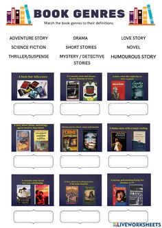 the book gene's guide to reading books in one place, with text below it