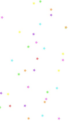 colorful stars on a white background