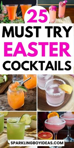 25 Fun Easy Easter Cocktails 1 Easy Easter Cocktails Recipes, Easter Cocktails Easy, How To Make Easter Cocktails, Easter Cocktail Drinks, Easter Cocktails Recipes, Fun Easter Cocktail Recipes, Easter Bourbon Cocktails, Easter Cocktail Names, Festive Easter Cocktails
