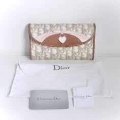 Dior Heart Wallet, Pink Wallet, Dior Heart Lock Wallet, Dior Romantique Wallet, Pink Dior Wallet, Dior Wallet Pink, Pink Dior Wallet Collection, Luxury Pink Dior Wallet, Vintage Dior Wallet 2010
