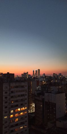 Atardecer en la ciudad