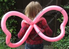 wings Balloon Angel Wings, Inflatable Angel Wings, Balloon Butterfly Step By Step, Balloon Wings, Balloon Wings How To Make, Balloon Butterfly, How To Make A Butterfly Balloon Animal, Balloon Animal Butterfly, Balloon Twisting Butterfly
