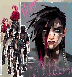 Vi Character Sheet, Arcane Art Study, Vi Reference Sheet, Arcane Style Art Study, Arcane Art Style Study, Arcane Artstyle Study, Arcane Art Book Pages, Arcane Artbook, Arcane Concept Art Book