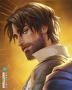 an image of a man with long hair and beard