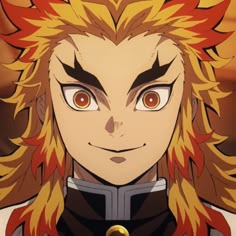 an anime character with long blonde hair and red eyes