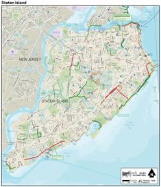 a map of the state of new jersey with roads, streets and major cities on it