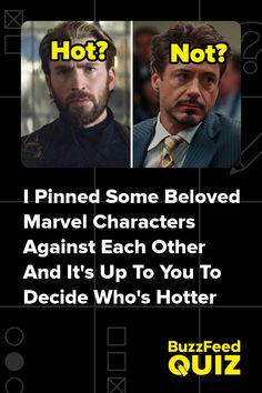 two men with different facial expressions and the caption that says, i primed some beloved marvel characters against each other and it's up to you to decide who'd