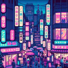 Ai pixel art neon #ai #aiartcommunity #artificialintelligenceart #pixelart #pixel #neon #Japanese #mangaart #pink #blue #purple #art Neon Pixel Art Aesthetic, Neon Pixel Art Design, Neon Pixel, Neon Lights Pixel Art Style, Neon Pixel Art, Pixel Art Neon Sign, Neon Lights In Pixel Art, Neon Pixel Art Style, Neon Pixel Art Game Shop