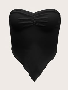 Free Returns ✓ Free Shipping On Orders $49+ ✓. SHEIN ICON Ruched Front Bandana Tube Top- Women Tops at SHEIN. Top Shein, Trendy Black One Size Bandana, Cheap Black Bandeau Tank Top, Black Bando Top, Tube Top Black, Tops Shein, Black Flowy Tube Top, Bandana Tube Top, Black Bandeau Crop Top