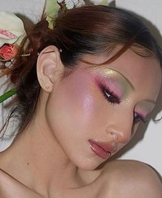 Pastel Makeup, Maquillage On Fleek, Funky Makeup, Cute Eye Makeup, Fairy Makeup, Ethereal Makeup, Dope Makeup, Creative Eye Makeup, Creative Makeup Looks