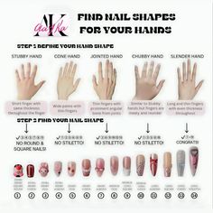 Hi Insta fam! 💅✨ I’ve noticed a lot of you wondering — “What nail shape should I go for?” 🤔 And honestly, I get it! Choosing the right shape can be tricky, but here’s the thing:  Every hand is different — some are chubbier, some have long fingers, and others are more petite. Just like our styles, our nail shapes should complement our hands. 💖  While personal preference always matters, it’s also true that certain shapes flatter certain hand types more than others. So to make things super easy,... Nail Length Chart And Shape, Nail Length Guide, Nail Shapes For Long Fingers, Nail Shapes For Short Nail Beds, Nail Guide Shape, Korean Nail Shape, Nail Shape For Finger Type, Best Nail Shape For Working Hands, Best Nail Shape For Finger Type