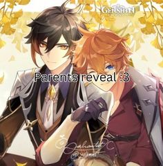 two anime characters, one with red hair and the other wearing black