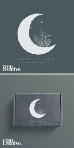 two business cards with the words luna and light on them