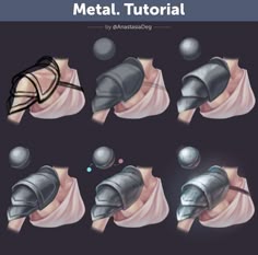 an image of some metal objects that are in the process of being used for animation