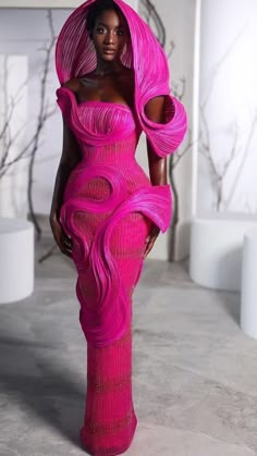 African Glam Dresses, Ankara Couture Gowns, Aseobi Dresses 2024, Minna Fashion Dress, Spiral Design Dress, Spiral Dress, Rupaul Pink Dress, Minna Fashion Short Dress, Drag Pageant Gowns