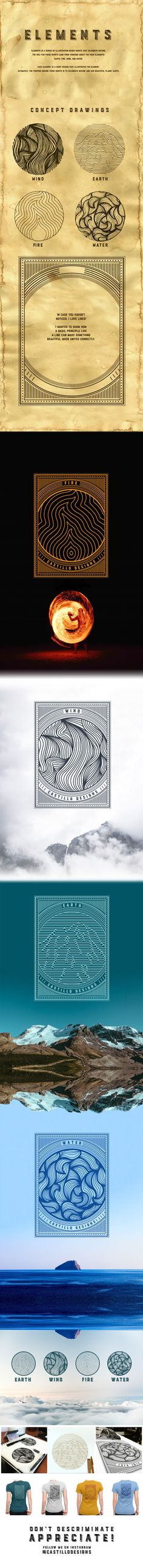 four different types of water and sand are shown