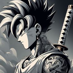 an alternative version of Future Gohan from dragonball z This is what Gohan would have looked like it Vegeta survived and trained Gohan with trunks. Gohan With A Fade, Evil Future Gohan, Samurai Gohan, Future Gohan Black, Gohan Black, Dbz Future Gohan, Gohan Black Anime, Dark Future Gohan, Future Gohan Last Stand