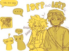 MBTI fanart, ISFP fanart, ISTP fanart, ISFP X ISTP fanart