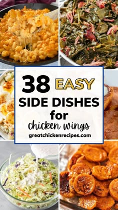 28 easy side dishes for chicken wings