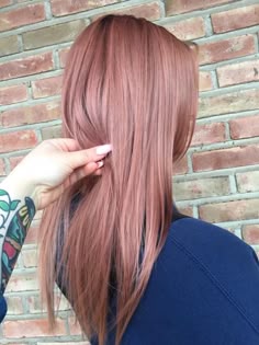 Dust Rose Hair Color, Ash Rose Gold Hair, Dusty Rose Pink Hair, Rusty Pink Hair, Muted Rose Hair, Dusty Pink Hair Dye, Mauve Pink Hair Dye, Rose Gold Hair Colour, Rose Gold Hair Brunette