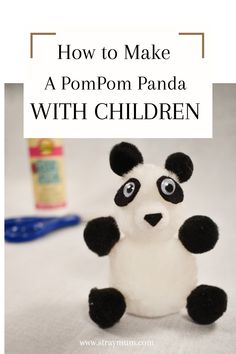 Make a pompom panda