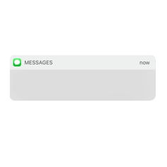 an email message is displayed on the left hand side of this button, which reads messages now