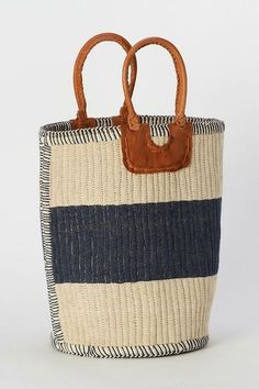 ~ beach tote ~ Rectangular Bucket Bag With Leather Trim For Shopping, Artisan Bucket Bag With Leather Handles, Traditional Bucket Bag With Leather Handles For Daily Use, Artisan Bucket Bag With Leather Handles For Travel, Traditional Bucket Bags With Leather Handles, Traditional Bucket Bag With Leather Handles, Blue Rectangular Bucket Bag With Leather Handles, Artisan Pouch Bag With Leather Handles, Eco-friendly Basket Bucket Bag With Leather Handles