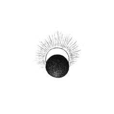 a black and white drawing of an object in the middle of it's image