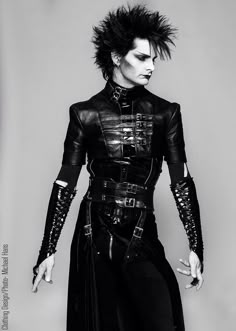 Gender Neutral Goth Fashion, Punk Goth Fashion Men, Goth Punk Men, Trad Goth Mens Fashion, Industrial Outfit, Trad Goth Male Outfit, Male Trad Goth Outfits, Vampire Goth Mens Fashion, Male Trad Goth Fashion