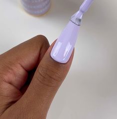 Lavender Haze #2532 – A little bit sweet, and a little bit rock and roll: this cool light lavender haze shade is your perfect accessory for a night out. Pedicure Dnd Colors, Dnd Lavender Haze, Dnd Lavender Colors, Dnd Lavender Gel Polish, Lavender Gel Nail Polish, Light Purple Dnd Gel, Dnd Purple Gel Polish, Dnd Light Purple, Lavender Gel Polish