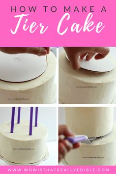 how to make a tier cake