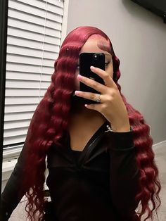 Burgundy Side Part Curls, Burgundy Flip Over Wig, Quick Weave Red, Burgundy Wigs Hairstyles, Red And Burgundy Hair, Burgundy Wig Black Women, Burgundy Hair Wigs, Burgundy Hair Styles, Burgundy Wig Styles
