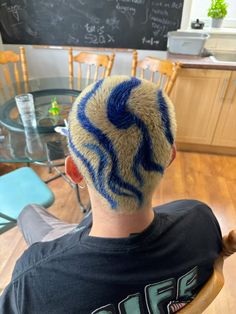 #buzz #haircut#bleachedhair#hairdye#hairpattern Hair Colour Design, Buzzed Hair, Hair Tattoos, New Hair Colors, Buzz Cut, Cut Design, New Hair, Dyed Hair, Red Hair