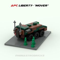an image of a lego army vehicle