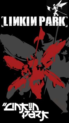the cover art for linkin park's second album, titled in red and black