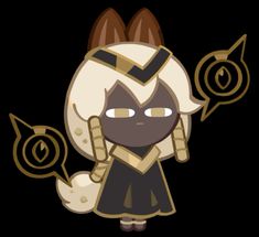 a cartoon character with an evil look on his face