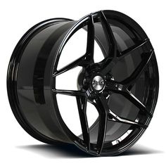 a black wheel on a white background