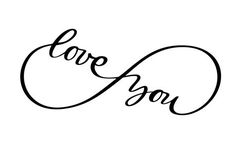 the word love you written in cursive handwriting