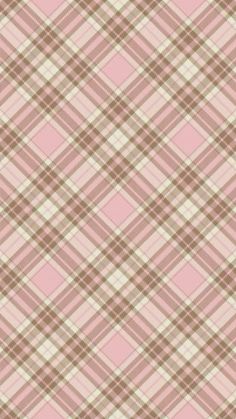 a pink and brown plaid pattern