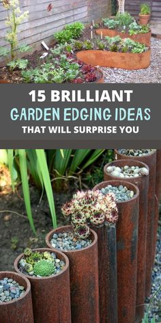 Cool And Unique Garden Edging Ideas