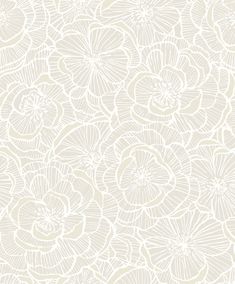 NW60000 floral peel and stick wallpaper from NextWall