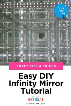 diy infinity mirror tutorial