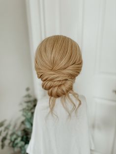 Boho Updo with twists for wedding styles