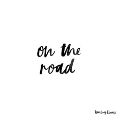 the words on the road are written in black ink, and there is no image to describe